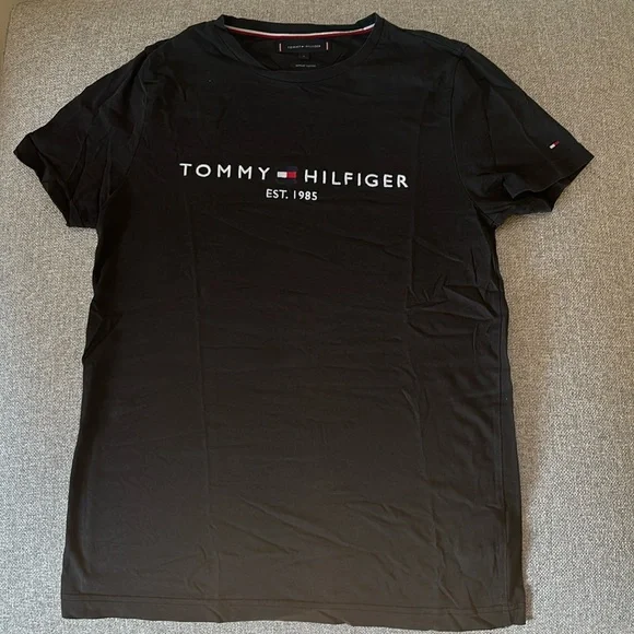 Tommy Hilfiger black shirt - Size Small - Organic coton - Picture 1 of 2